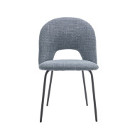 Sillas de comedor CECILE – Pack 4 uds. | Diseño elegante y tapizado cómodo