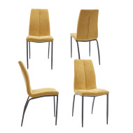 Pack 4 sillas tapizadas INGRID