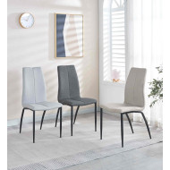 Pack 4 sillas tapizadas INGRID