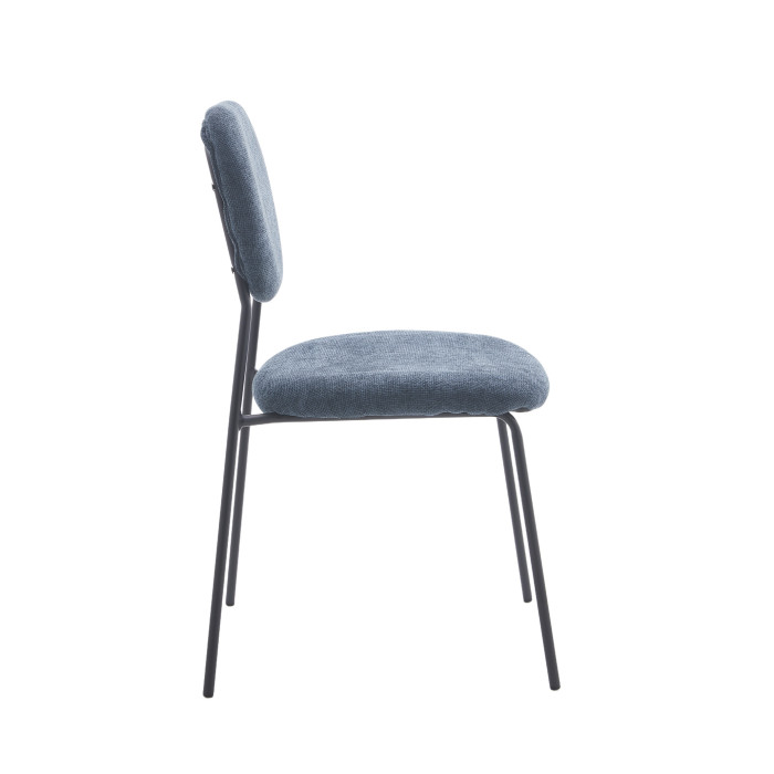 Pack 4 sillas Tull – Apilables, tapizadas y modernas