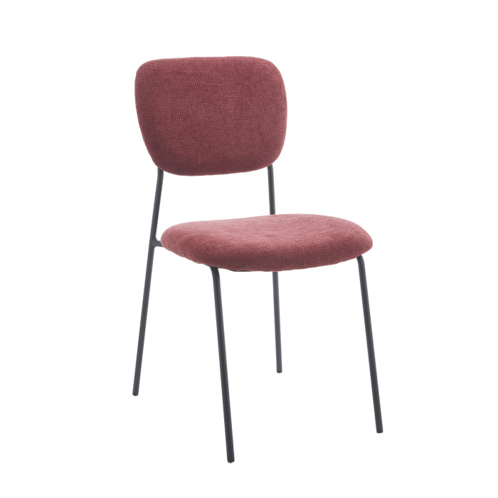 Pack 4 sillas Tull – Apilables, tapizadas y modernas