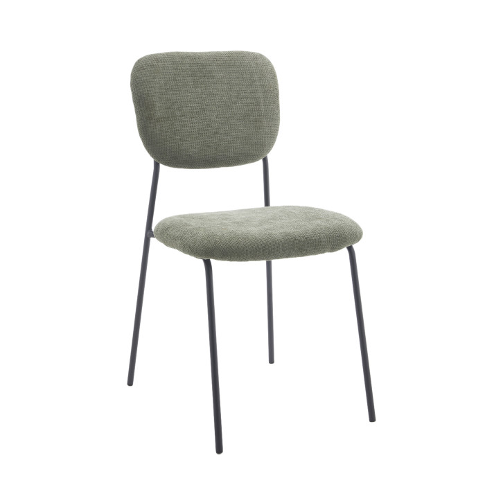 Pack 4 sillas Tull – Apilables, tapizadas y modernas