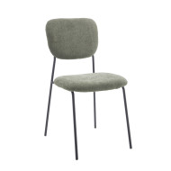 Pack 4 sillas Tull – Apilables, tapizadas y modernas