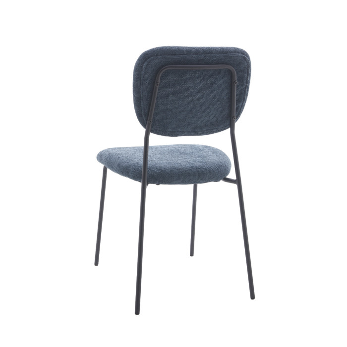 Pack 4 sillas Tull – Apilables, tapizadas y modernas