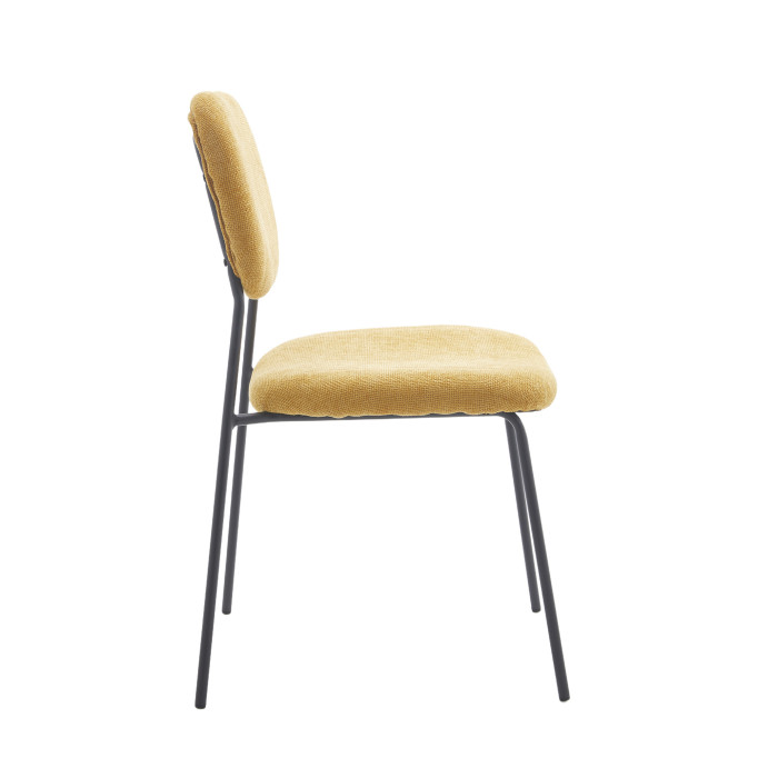 Pack 4 sillas Tull – Apilables, tapizadas y modernas