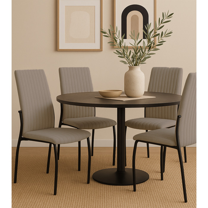 Pack 4 sillas tapizadas TASYA