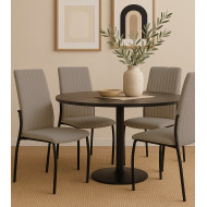 Pack 4 sillas tapizadas TASYA