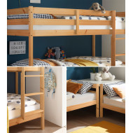 Litera Martu – Litera juvenil blanca convertible en 2 camas