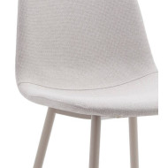 Pack 4 Sillas Bolo – Tapizadas antimanchas y patas crema