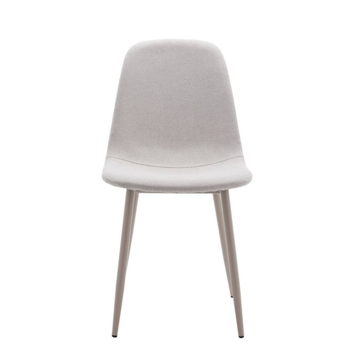 Pack 4 Sillas Bolo – Tapizadas antimanchas y patas crema