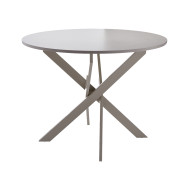 Mesa redonda BLAKE – Estilo industrial para comedor o cocina