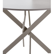 Mesa redonda BLAKE – Estilo industrial para comedor o cocina