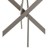 Mesa redonda BLAKE – Estilo industrial para comedor o cocina