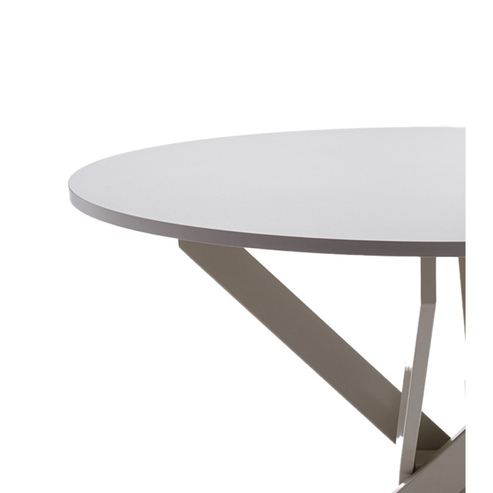 Mesa redonda BLAKE – Estilo industrial para comedor o cocina