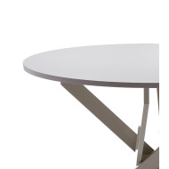 Mesa redonda BLAKE – Estilo industrial para comedor o cocina