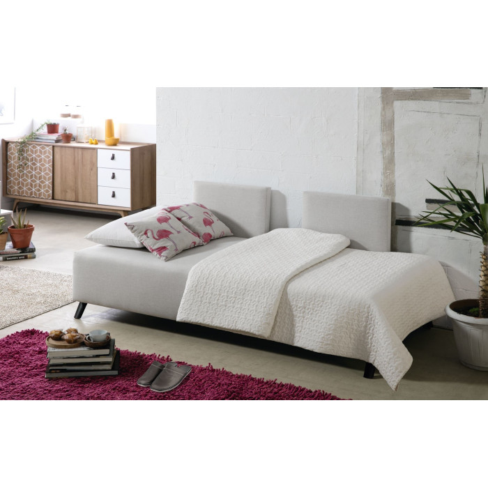 Sofá Cama infantil-juvenil con estampado de flamencos