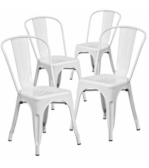 Pack 4 sillas TOLIX de comedor o cocina