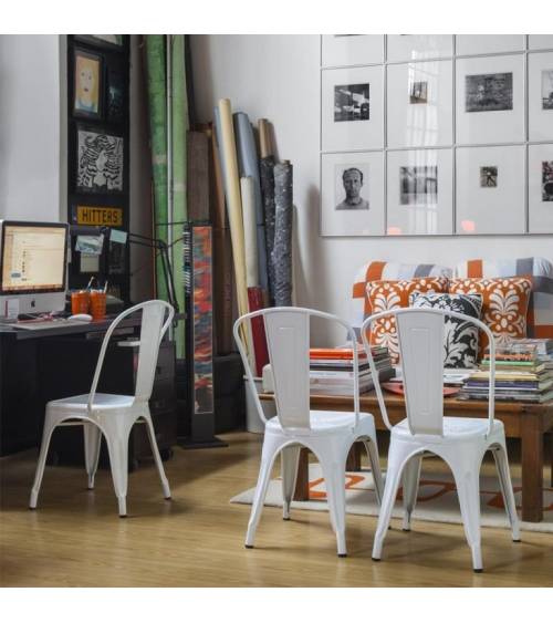 Pack 4 sillas TOLIX de comedor o cocina