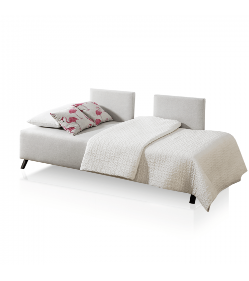 Sofá Cama infantil-juvenil con estampado de flamencos