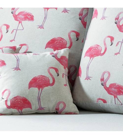 Sofá Cama infantil-juvenil con estampado de flamencos