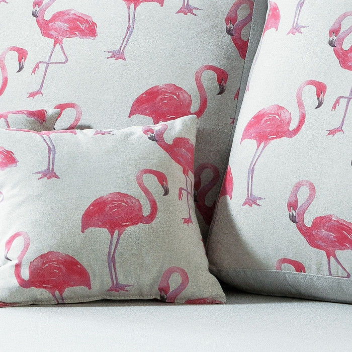 Sofá Cama infantil-juvenil con estampado de flamencos