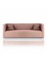Sofá 3 plazas terciopelo rosa Happiness Pink | Cambia Tus Muebles