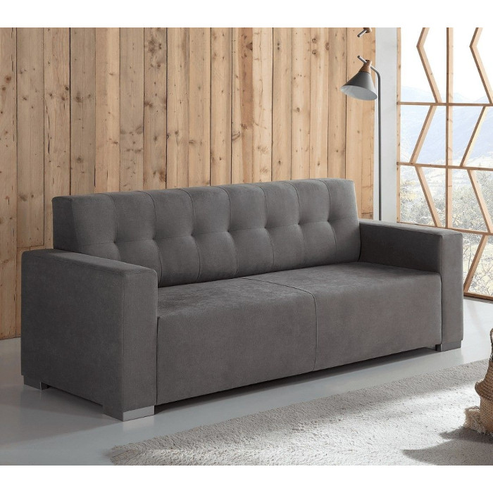 Sofá compacto de 3 plazas Capitoné