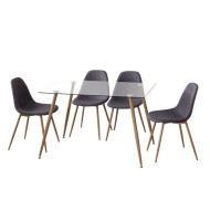 Pack de 4 sillas KOS, estilo nórdico