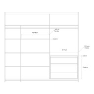 estante interior armario