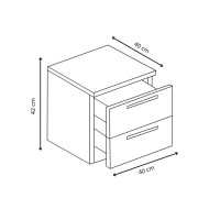 Mesita de noche CUBE – Mesilla moderna y atemporal