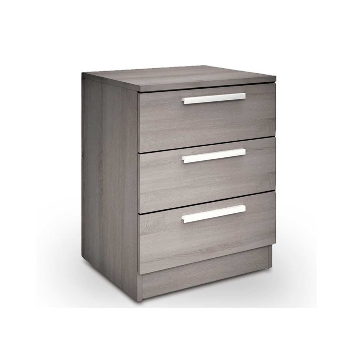 Mesita de noche CUBE 3 – Mesilla de 3 cajones moderna