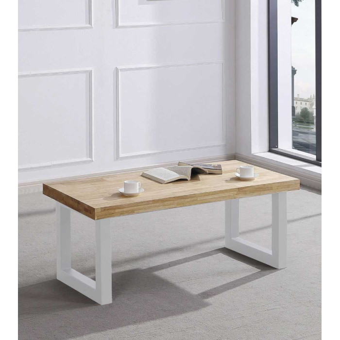 Mesa de centro elevable DAREK, madera industrial