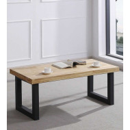 Mesa de centro elevable DAREK, madera industrial