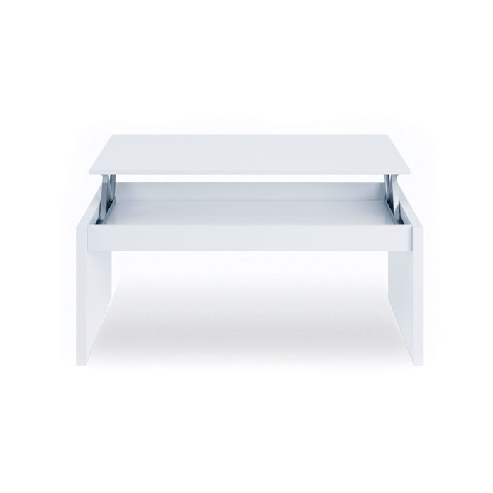 mesa cafe, blanco, roble, centro, elevable, salon, barato, economico,