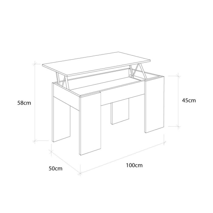 Mesa de centro elevable barata PREMIER 2