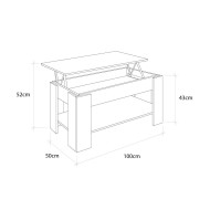 Mesas de centro baratas, elevables, modernas - HOME HEAVENLY