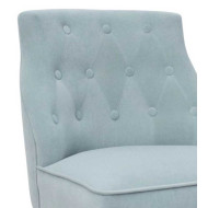 Butaca terciopelo Mary, con patas de madera