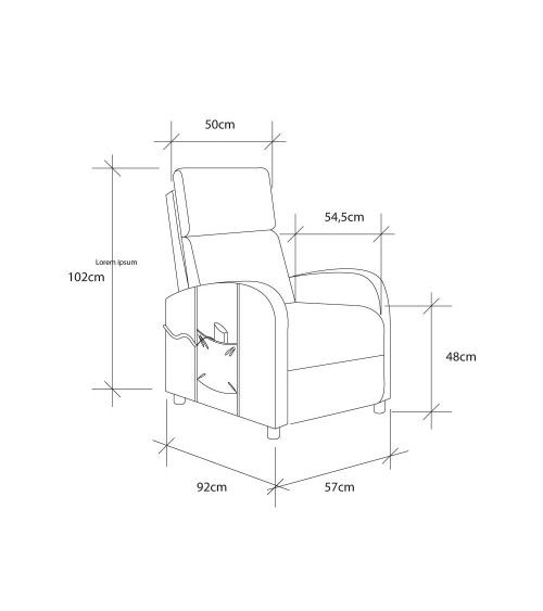 Sillón relax elevable y motorizado elegancia y comodidad - Cambia Tus Muebles