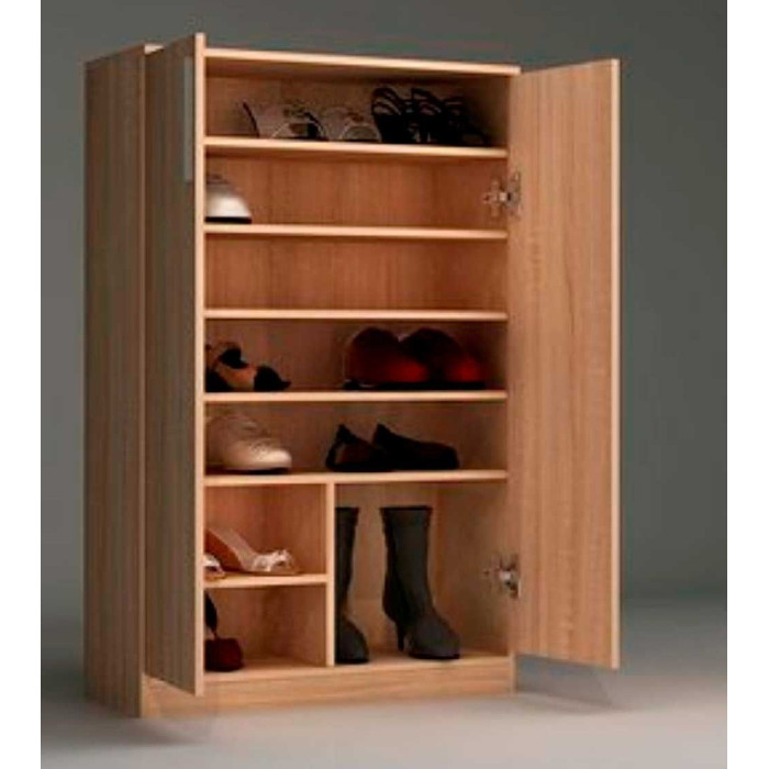 Zapatero CUBE con dos puertas y mucho almacenaje