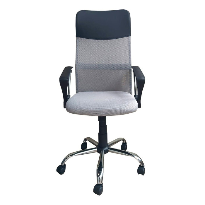 Silla de escritorio Jasper, ergonómica y tapizada