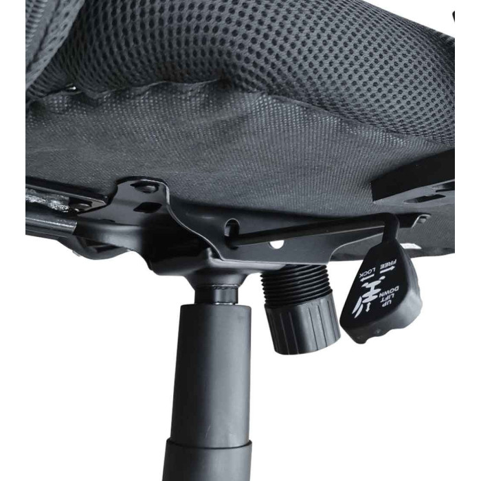 Silla de escritorio Jasper, ergonómica y tapizada