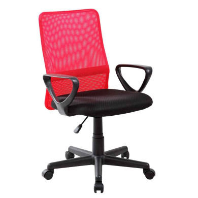 Silla de escritorio tapizada Maya, con tejido 3D