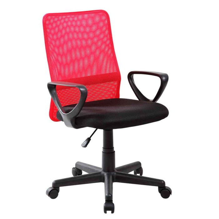 Silla de escritorio tapizada Maya, con tejido 3D