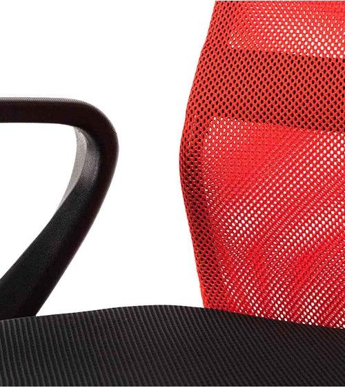 Silla de escritorio tapizada Maya, con tejido 3D