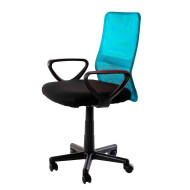 Silla de escritorio tapizada Maya, con tejido 3D