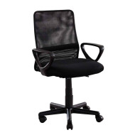 Silla de escritorio tapizada Maya, con tejido 3D