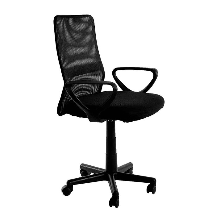 Silla de escritorio tapizada Maya, con tejido 3D