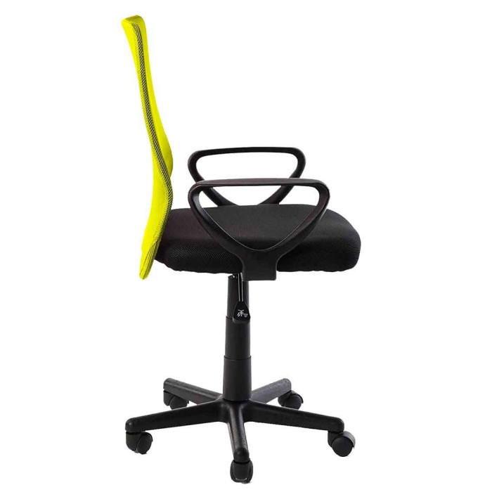 Silla de escritorio tapizada Maya, con tejido 3D