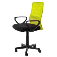 Silla de escritorio tapizada Maya, con tejido 3D