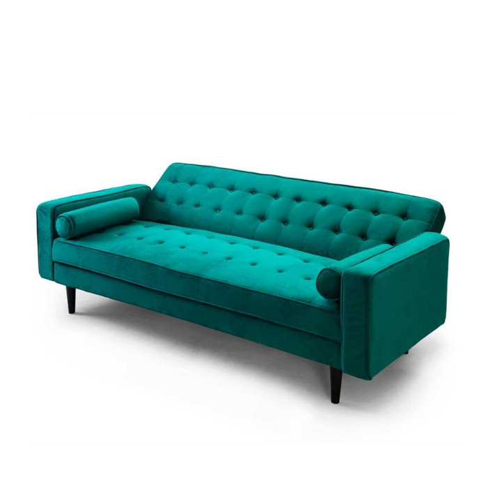 Sofá cama terciopelo antimanchas GREEN